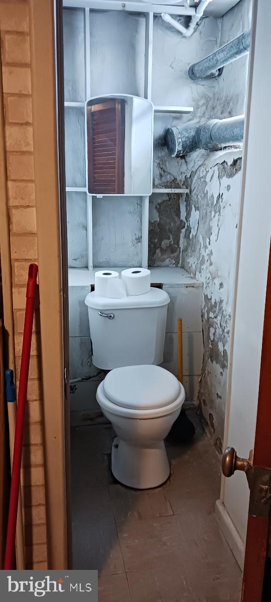 bathroom featuring toilet