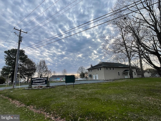 view of yard