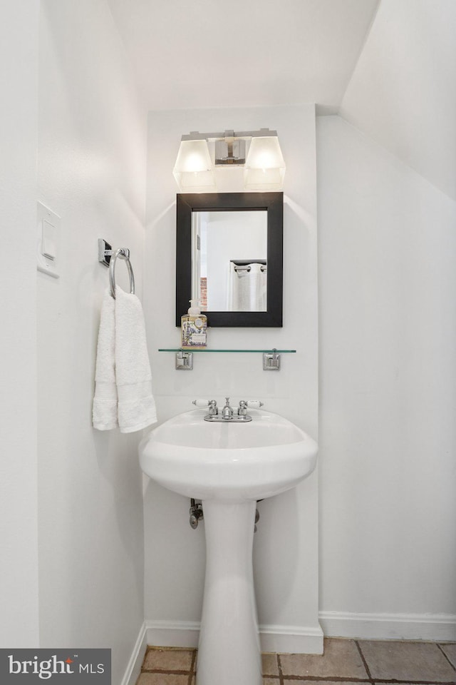 106 15th St SE, Washington, DC 20003 - bathroom with tile patterned floors and a sink