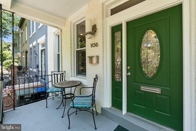 106 15th St SE, Washington, DC 20003 - entrance to property with covered porch and brick siding