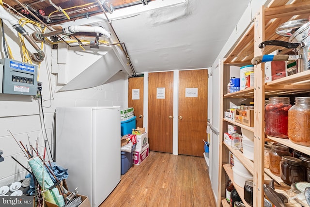 view of storage room