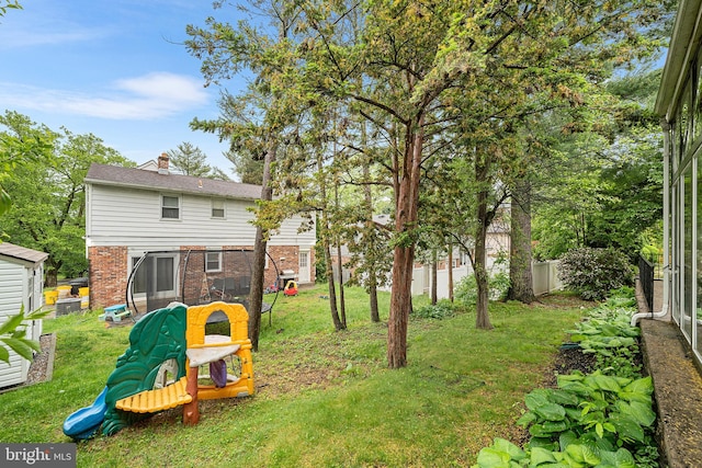 view of yard