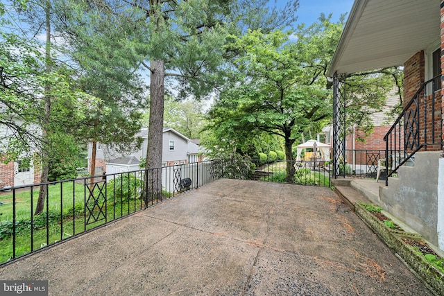 view of patio