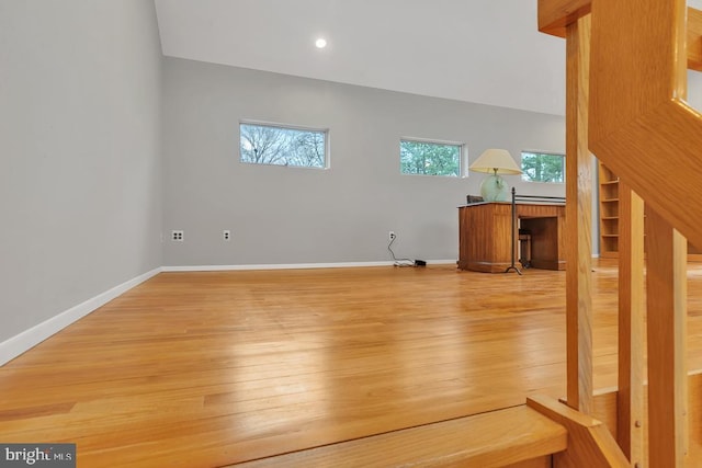 99 N Lakeshore, Manahawkin, NJ 08050 - interior space featuring baseboards, a healthy amount of sunlight, and light wood-style flooring