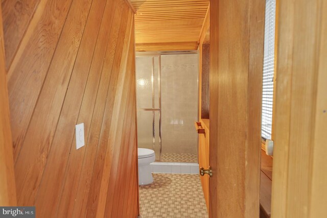 99 N Lakeshore, Manahawkin, NJ 08050 - full bath featuring tile patterned floors, a stall shower, and toilet