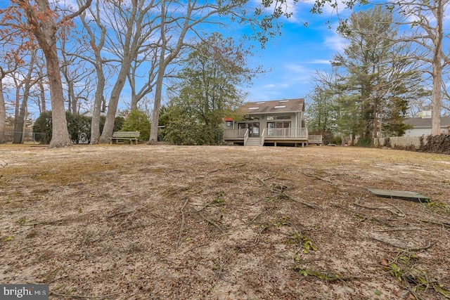 99 N Lakeshore, Manahawkin, NJ 08050 - rear view of house featuring a deck