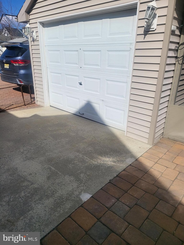 1858 47th St, Pennsauken, NJ 08110 - garage with driveway