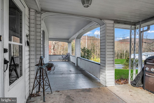 view of patio / terrace featuring a porch