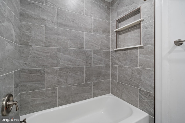 full bathroom with tub / shower combination