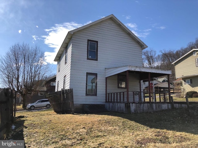 view of front of home