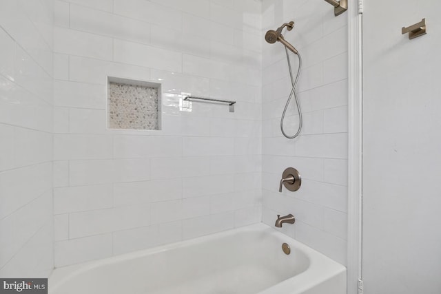 full bathroom featuring shower / bath combination