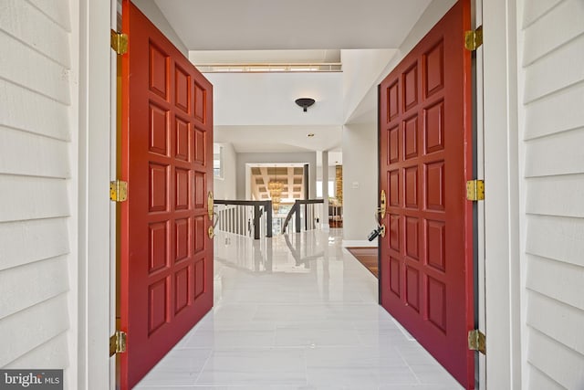 property entrance with a porch