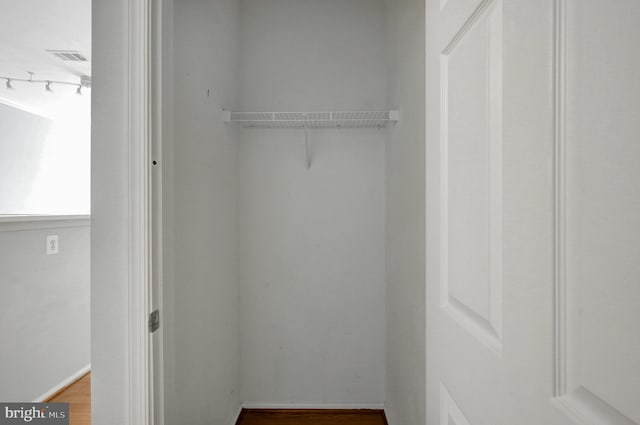 view of closet