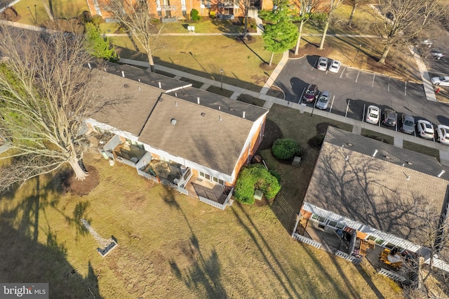 aerial view featuring a residential view