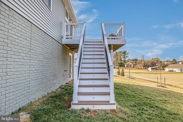 view of stairs