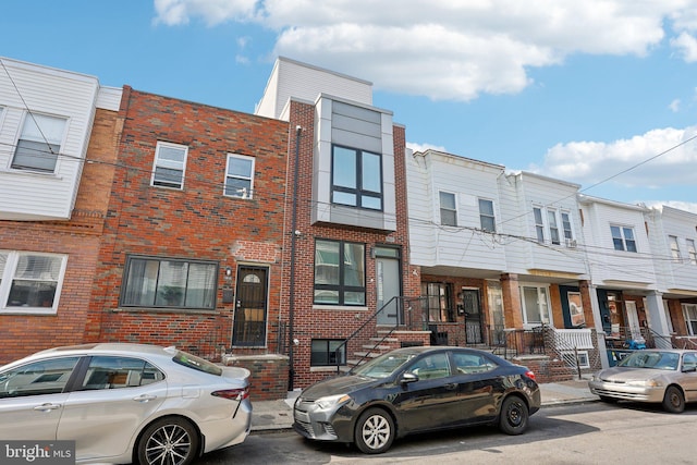 multi unit property with brick siding