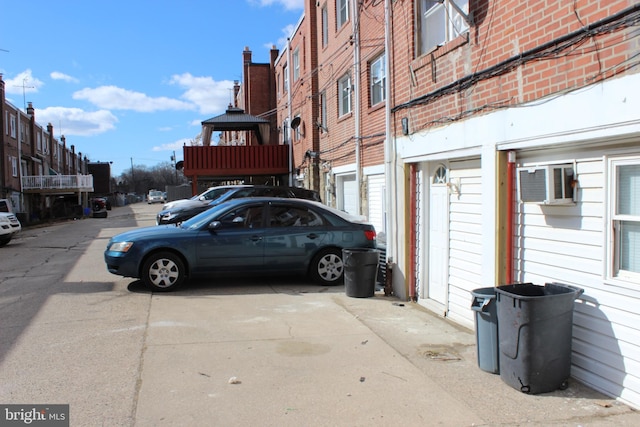 view of vehicle parking