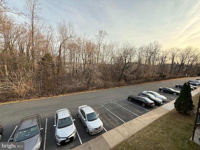 view of uncovered parking lot