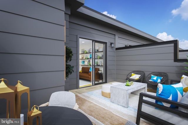 view of patio / terrace featuring outdoor dining area