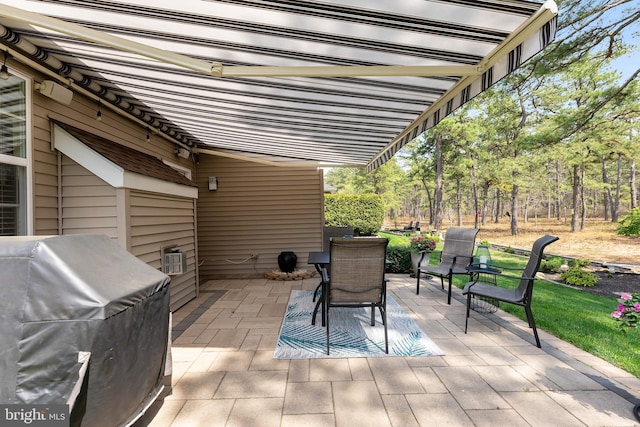 view of patio / terrace with grilling area