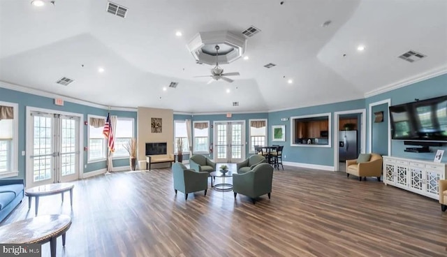 lobby with visible vents