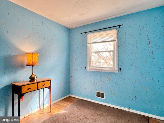 17 Acton, Ewing, NJ 08618 - spare room with wood finished floors, visible vents, and baseboards