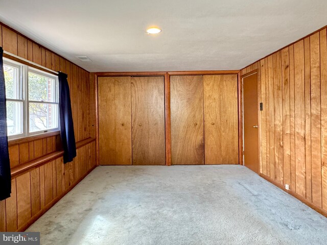 17 Acton, Ewing, NJ 08618 - carpeted spare room featuring wooden walls and visible vents