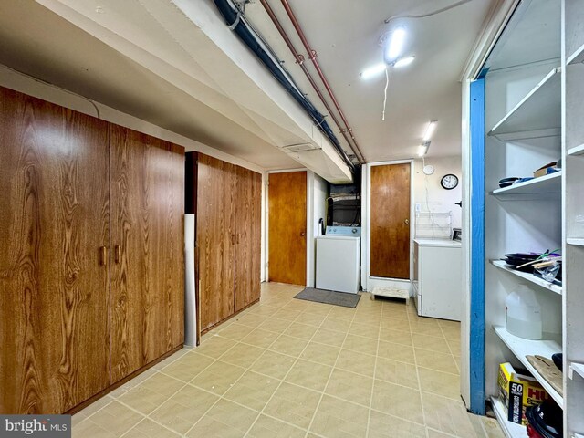 17 Acton, Ewing, NJ 08618 - finished below grade area featuring washer / dryer
