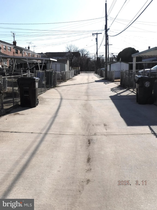 view of street