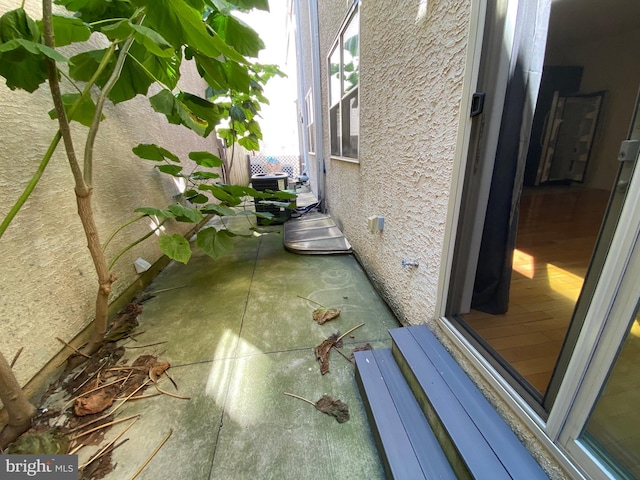 view of home's exterior featuring stucco siding