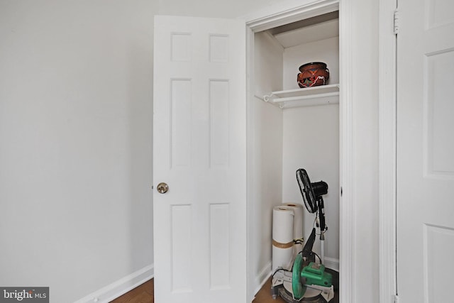 view of closet