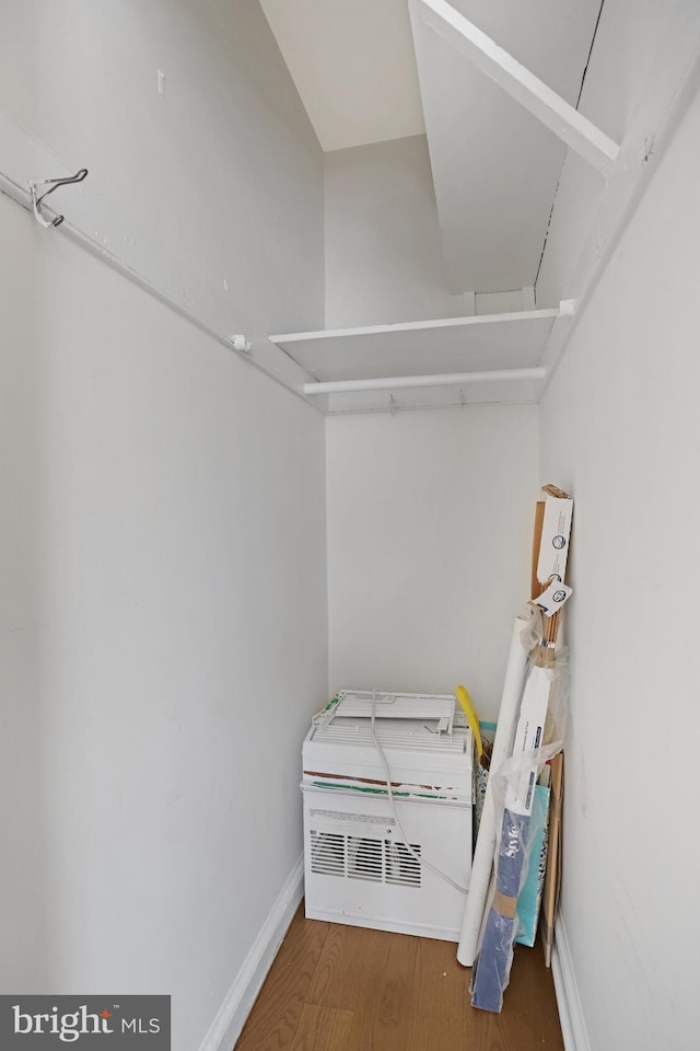 view of storage area