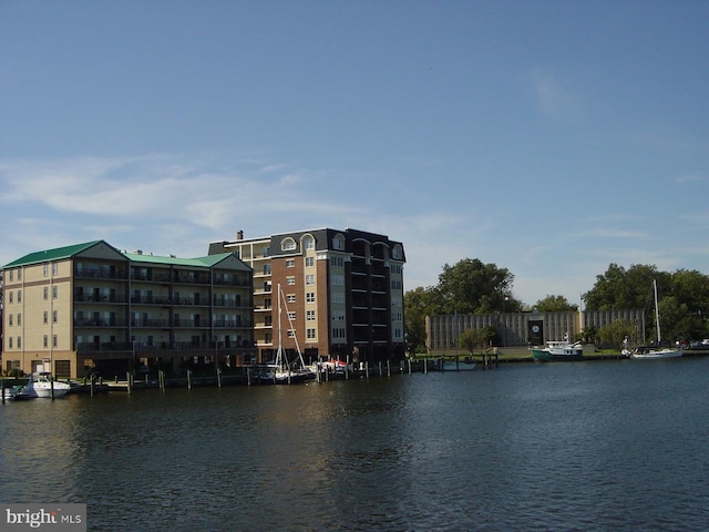 view of water feature