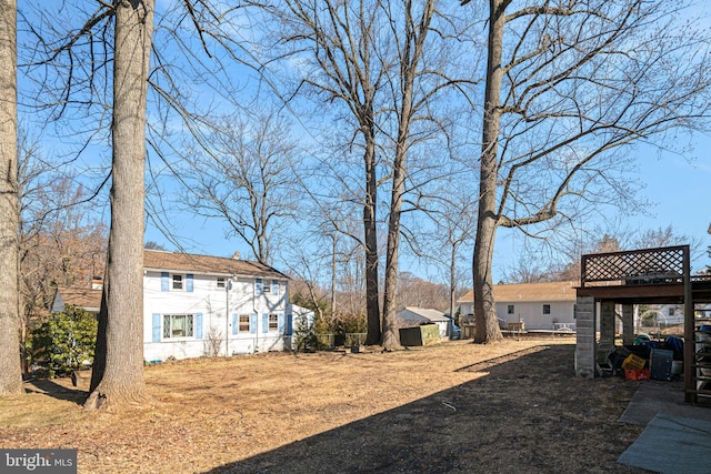 view of yard