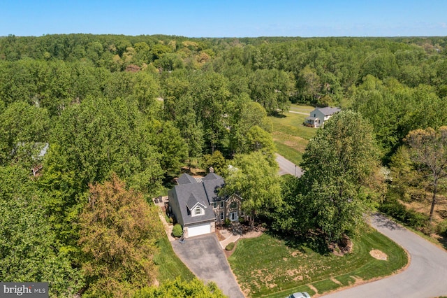 1800 Greer Ct, Gambrills, MD 21054 - view from above of property with a heavily wooded area