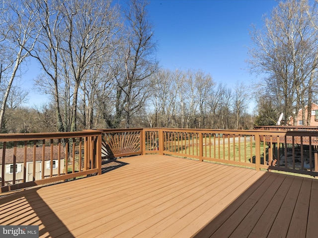 view of deck