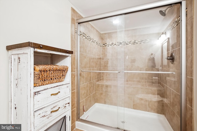 full bath featuring a stall shower