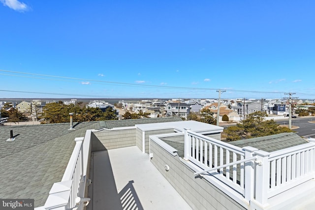 exterior space with a residential view