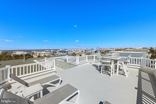 view of patio / terrace featuring outdoor dining space