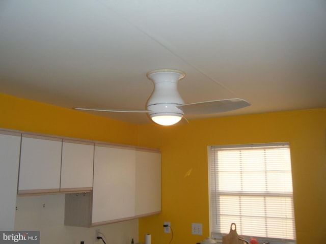 details featuring a ceiling fan