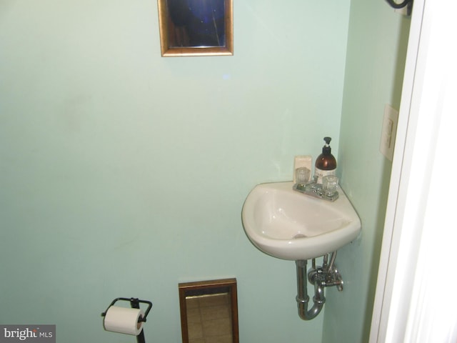 bathroom with a sink