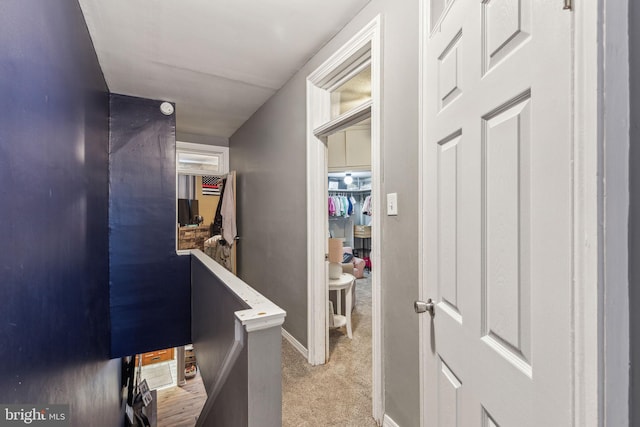 3144 Gaul St, Philadelphia, PA 19134 - hall featuring light colored carpet and baseboards