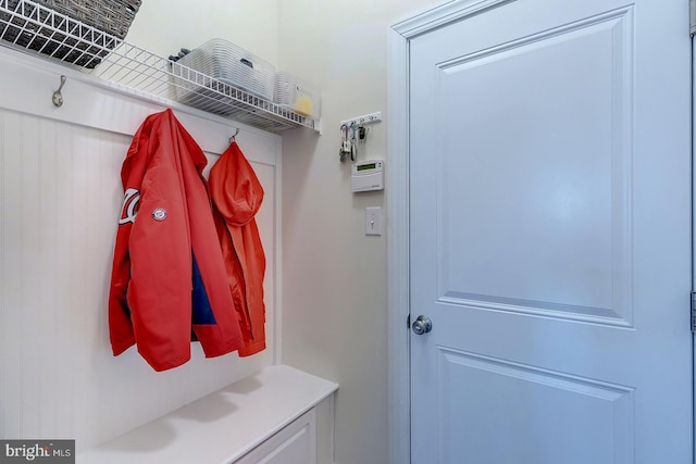 view of mudroom