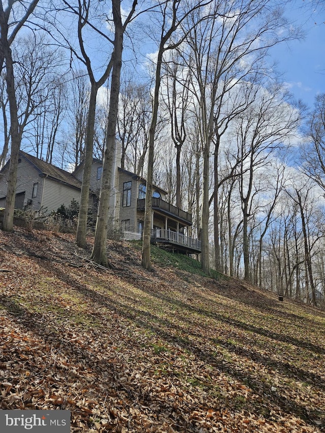 exterior space with a chimney