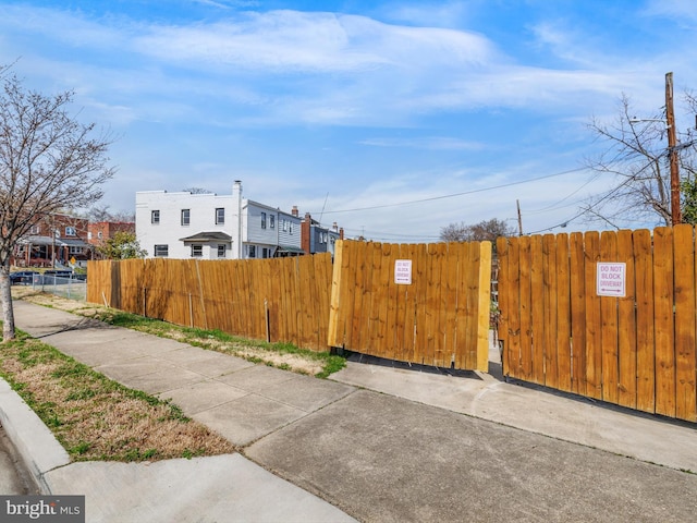 view of patio / terrace featuring fence