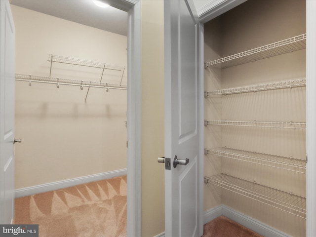 view of closet