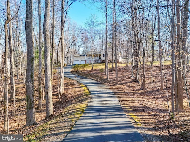 view of road