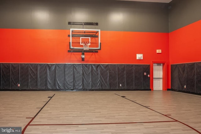 view of sport court with community basketball court