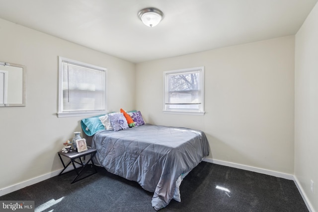 bedroom with baseboards