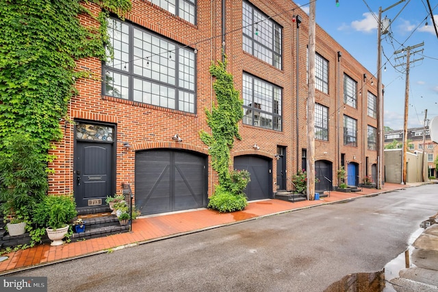 view of property with an attached garage